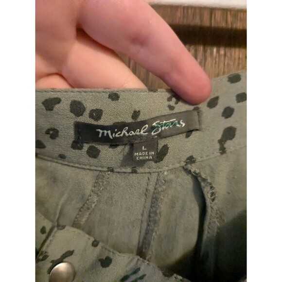 Michael Stars Large Animal Print Pants - Picture 5 of 8